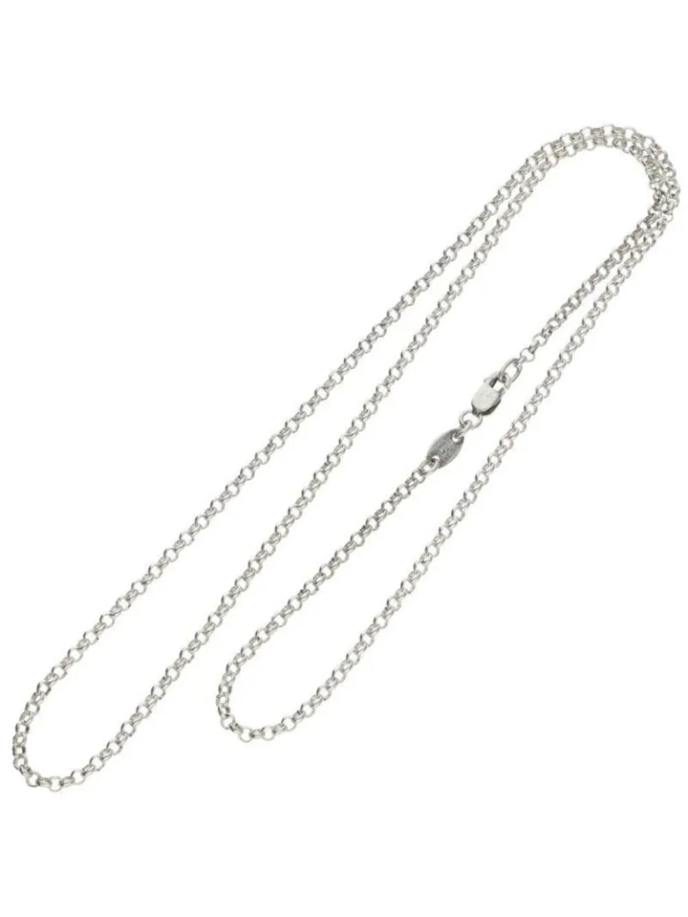 Chrome Hearts Neckchain Roll Chain Silver Necklace